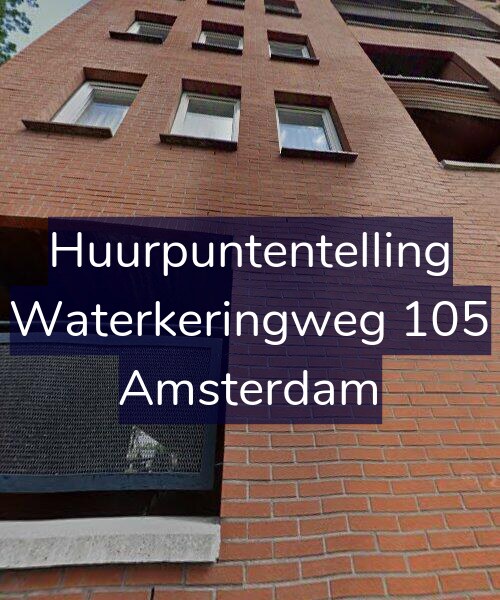 Foto gevel Huurpuntentelling voor Waterkeringweg 105, Amsterdam