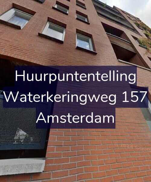 Foto gevel Huurpuntentelling voor Waterkeringweg 157, Amsterdam