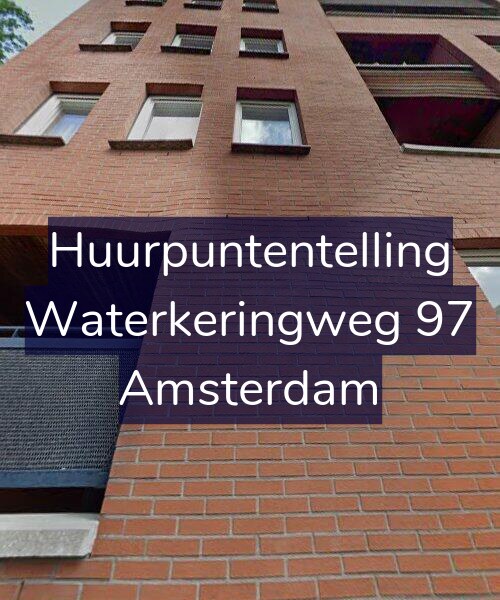 Foto gevel Huurpuntentelling voor Waterkeringweg 97, Amsterdam