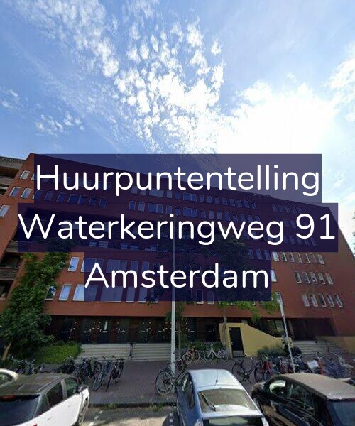 Foto gevel Huurpuntentelling voor Waterkeringweg 91, Amsterdam