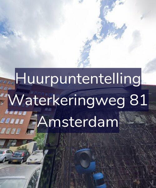 Foto gevel Huurpuntentelling voor Waterkeringweg 81, Amsterdam