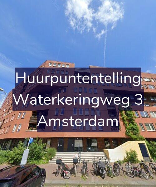 Foto gevel Huurpuntentelling voor Waterkeringweg 3, Amsterdam