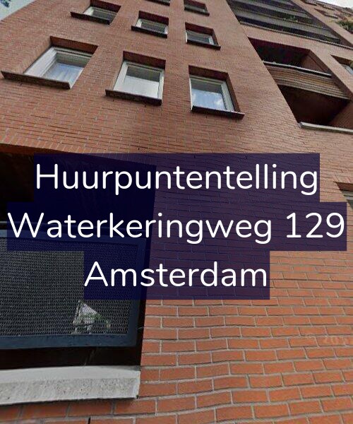 Foto gevel Huurpuntentelling voor Waterkeringweg 129, Amsterdam