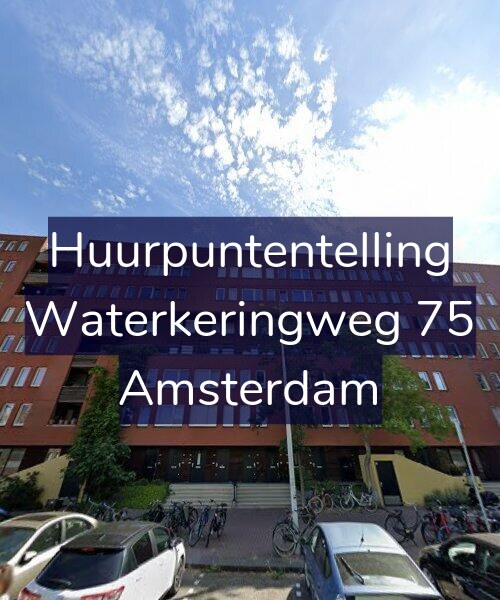 Foto gevel Huurpuntentelling voor Waterkeringweg 75, Amsterdam