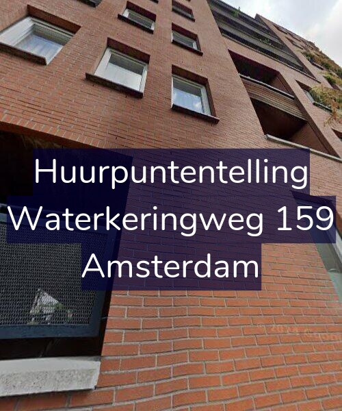 Foto gevel Huurpuntentelling voor Waterkeringweg 159, Amsterdam