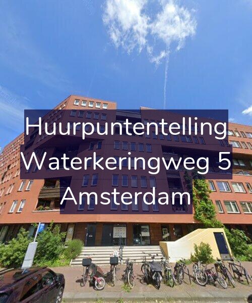 Foto gevel Huurpuntentelling voor Waterkeringweg 5, Amsterdam
