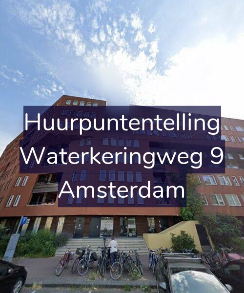 Foto gevel Huurpuntentelling voor Waterkeringweg 9, Amsterdam