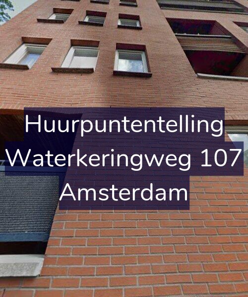 Foto gevel Huurpuntentelling voor Waterkeringweg 107, Amsterdam