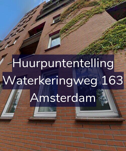 Foto gevel Huurpuntentelling voor Waterkeringweg 163, Amsterdam