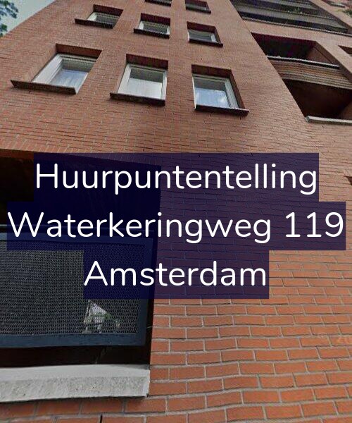 Foto gevel Huurpuntentelling voor Waterkeringweg 119, Amsterdam