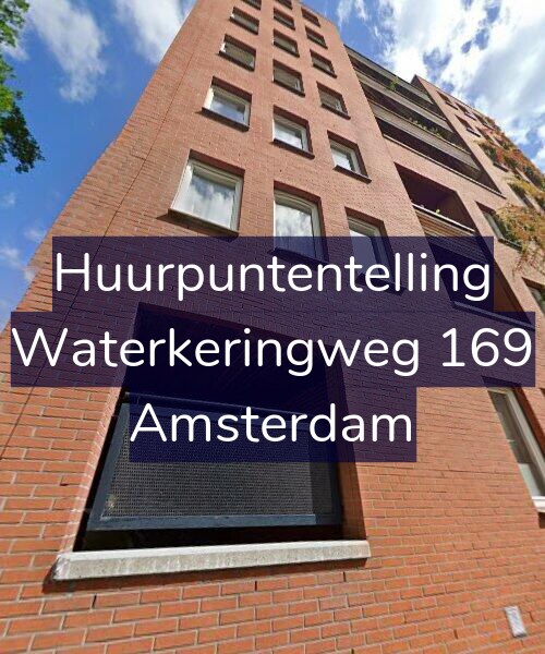 Foto gevel Huurpuntentelling voor Waterkeringweg 169, Amsterdam