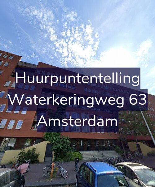 Foto gevel Huurpuntentelling voor Waterkeringweg 63, Amsterdam
