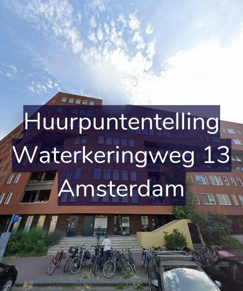 Foto gevel Huurpuntentelling voor Waterkeringweg 13, Amsterdam