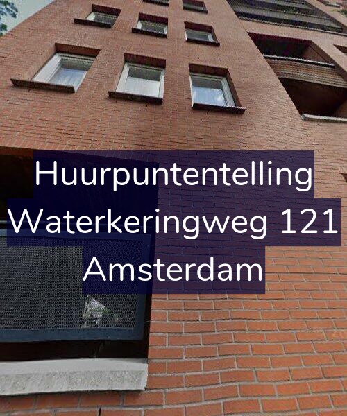 Foto gevel Huurpuntentelling voor Waterkeringweg 121, Amsterdam