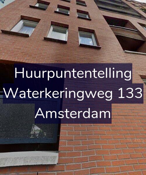 Foto gevel Huurpuntentelling voor Waterkeringweg 133, Amsterdam