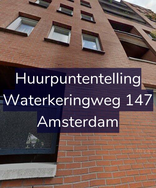 Foto gevel Huurpuntentelling voor Waterkeringweg 147, Amsterdam