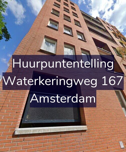 Foto gevel Huurpuntentelling voor Waterkeringweg 167, Amsterdam