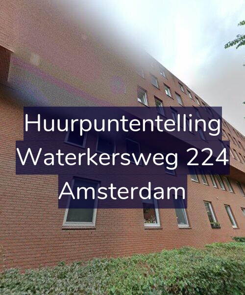 Foto gevel Huurpuntentelling voor Waterkersweg 224, Amsterdam