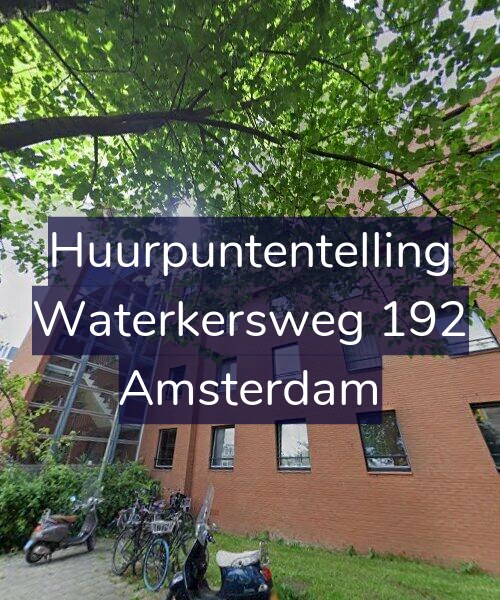 Foto gevel Huurpuntentelling voor Waterkersweg 192, Amsterdam