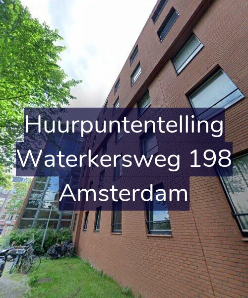 Foto gevel Huurpuntentelling voor Waterkersweg 198, Amsterdam