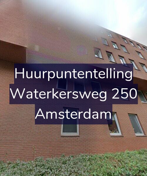 Foto gevel Huurpuntentelling voor Waterkersweg 250, Amsterdam
