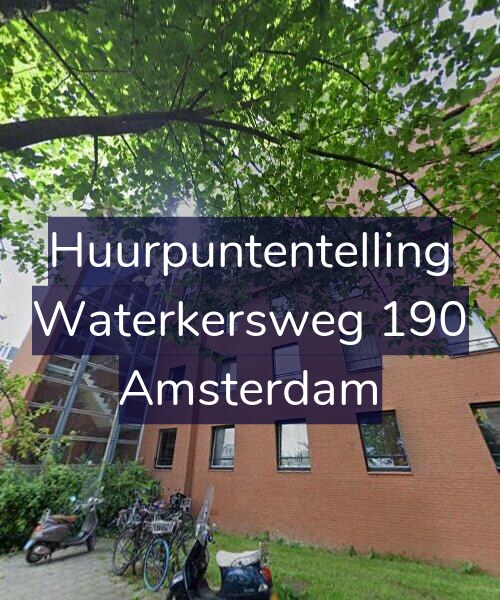 Foto gevel Huurpuntentelling voor Waterkersweg 190, Amsterdam