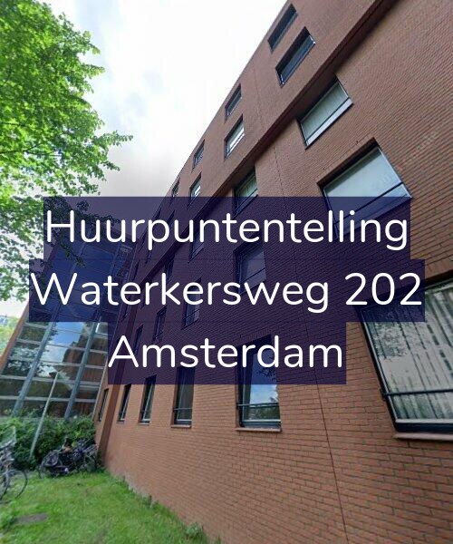Foto gevel Huurpuntentelling voor Waterkersweg 202, Amsterdam
