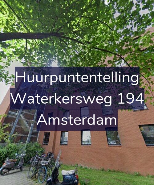 Foto gevel Huurpuntentelling voor Waterkersweg 194, Amsterdam