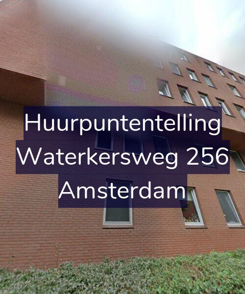 Foto gevel Huurpuntentelling voor Waterkersweg 256, Amsterdam