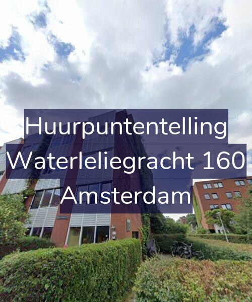 Foto gevel Huurpuntentelling voor Waterleliegracht 160, Amsterdam