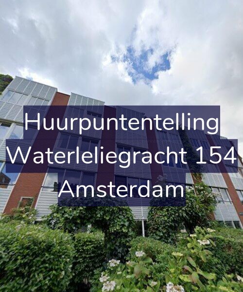 Foto gevel Huurpuntentelling voor Waterleliegracht 154, Amsterdam