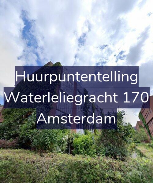 Foto gevel Huurpuntentelling voor Waterleliegracht 170, Amsterdam