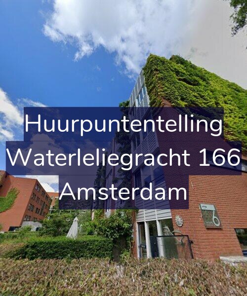 Foto gevel Huurpuntentelling voor Waterleliegracht 166, Amsterdam