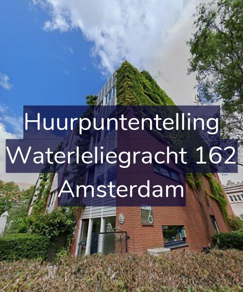 Foto gevel Huurpuntentelling voor Waterleliegracht 162, Amsterdam