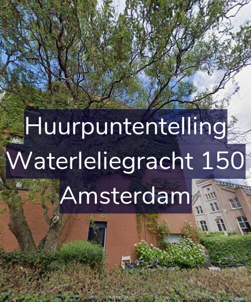 Foto gevel Huurpuntentelling voor Waterleliegracht 150, Amsterdam