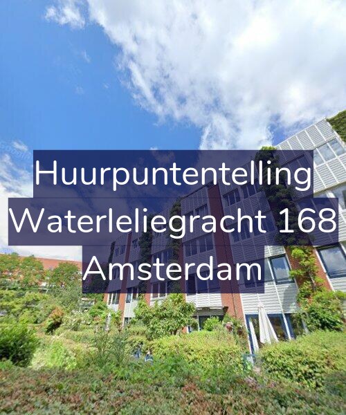 Foto gevel Huurpuntentelling voor Waterleliegracht 168, Amsterdam
