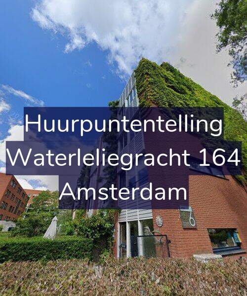 Foto gevel Huurpuntentelling voor Waterleliegracht 164, Amsterdam