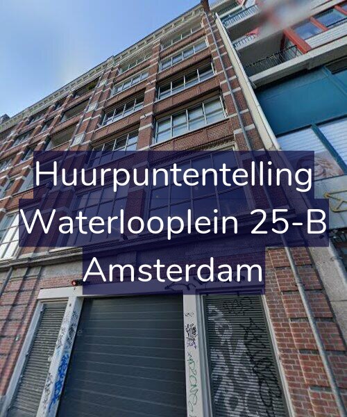 Foto gevel Huurpuntentelling voor Waterlooplein 25-B, Amsterdam