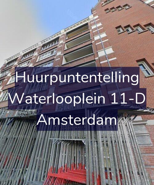 Foto gevel Huurpuntentelling voor Waterlooplein 11-D, Amsterdam