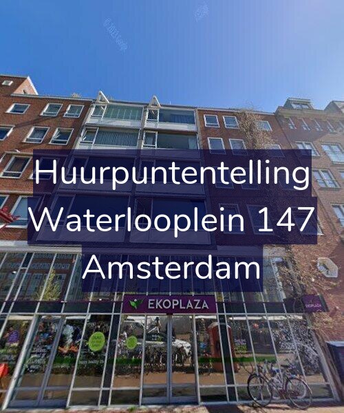 Foto gevel Huurpuntentelling voor Waterlooplein 147, Amsterdam