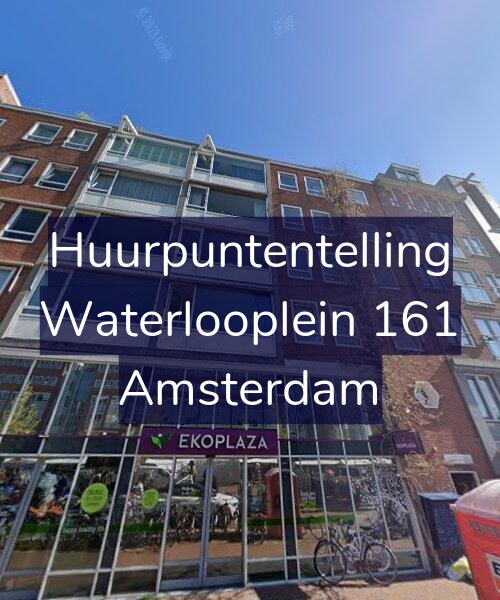 Foto gevel Huurpuntentelling voor Waterlooplein 161, Amsterdam