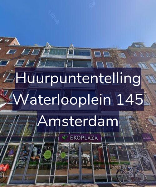 Foto gevel Huurpuntentelling voor Waterlooplein 145, Amsterdam