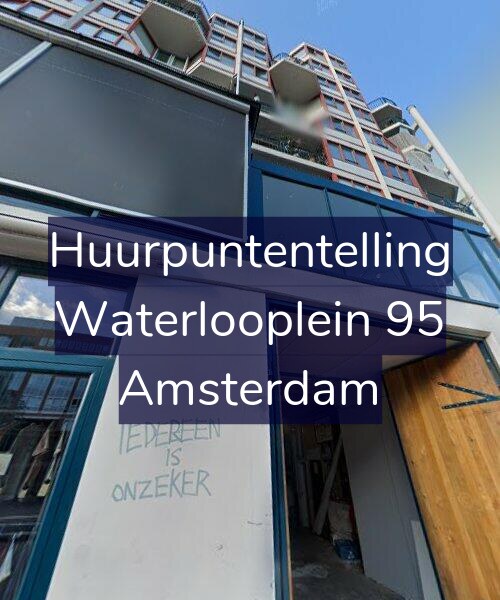 Foto gevel Huurpuntentelling voor Waterlooplein 95, Amsterdam