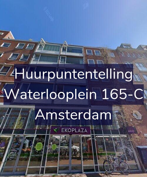 Foto gevel Huurpuntentelling voor Waterlooplein 165-C, Amsterdam