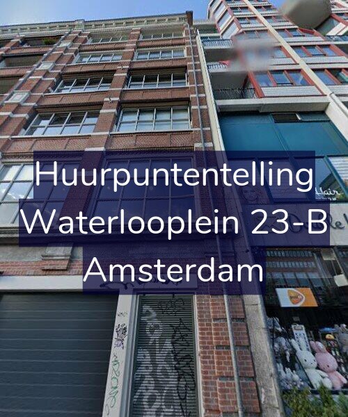 Foto gevel Huurpuntentelling voor Waterlooplein 23-B, Amsterdam