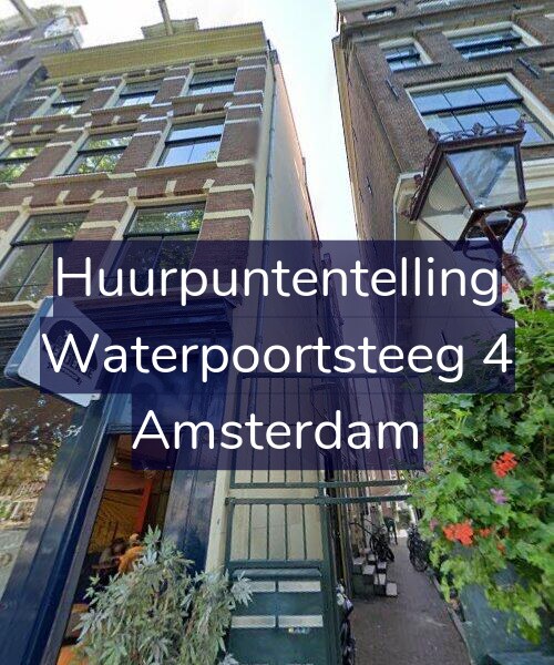 Foto gevel Huurpuntentelling voor Waterpoortsteeg 4, Amsterdam