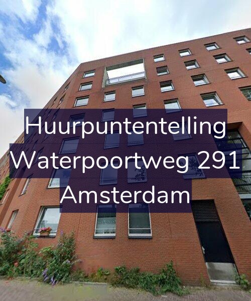 Foto gevel Huurpuntentelling voor Waterpoortweg 291, Amsterdam