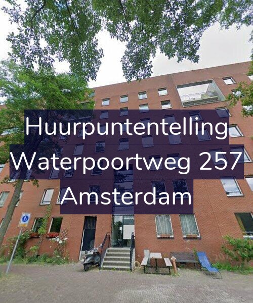 Foto gevel Huurpuntentelling voor Waterpoortweg 257, Amsterdam