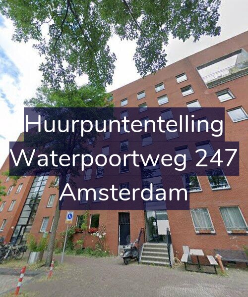 Foto gevel Huurpuntentelling voor Waterpoortweg 247, Amsterdam