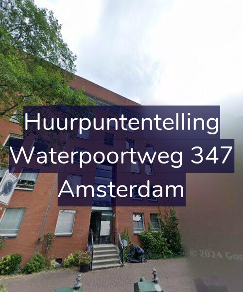 Foto gevel Huurpuntentelling voor Waterpoortweg 347, Amsterdam